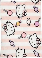 Copriletto Hello Kitty, rosa, morbida coperta 130X170Cm, copriletto copriletto o copridivano in microfibra. Qualità con certificato Oekotex, Letti e coperte Sanrio Besuche den Kanguru-Store