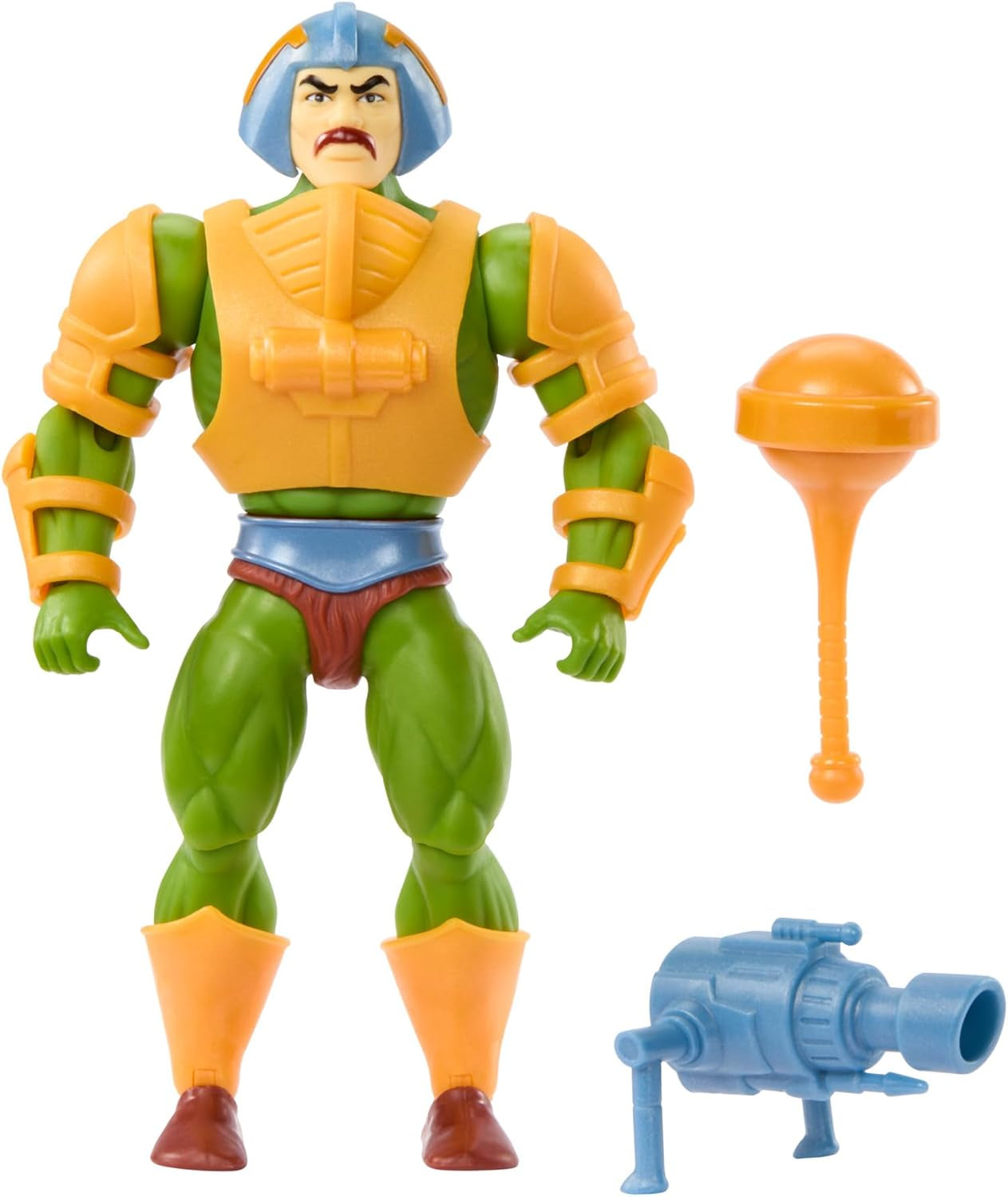 Giocattolo di Masters of the Universe Origins, action figure di Man-At-Arms Duncan della collezione Cartoon, altezza ca. 14 cm, eroe con armatura e accessori removibili, Action figures HYD25 Naty Shop Modern