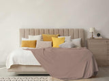 Coperta morbida | Plaid | Tocco morbido | 130 X 160 cm | Trapunte e trapunte Cipria Naty Shop