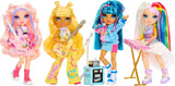 Rainbow High Junior High Rock Band - Amaya, Rainbow Colors - Bambola alla moda da 23 cm con tastiera, personalizzabile con adesivi, articolata, simpatico giocattolo per bambini dai 4 anni in su
