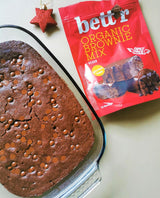 Bettr Organic Brownie Mix - Brownies bio, vegani e senza glutine con formaggio kakaogeschmack - 400 G - 15 Porzioni Naty Shop