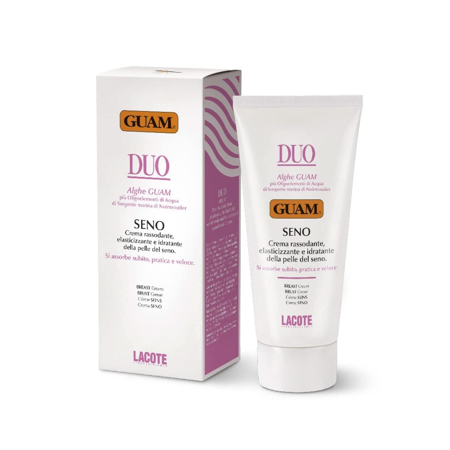 Guam, Duo Seno, crema rassodante, elasticizzante e idratante per la pelle del seno, 150 ml Cosmetici e Beauty Naty Shop