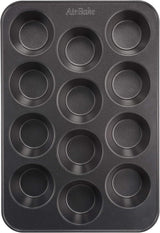 Tefal Airbake J2555014 Muffinform, Antihaftbeschichtung, Karbonstahl, Braun, 29 X 41 Cm Stampi e vassoi per cuocere Naty Shop