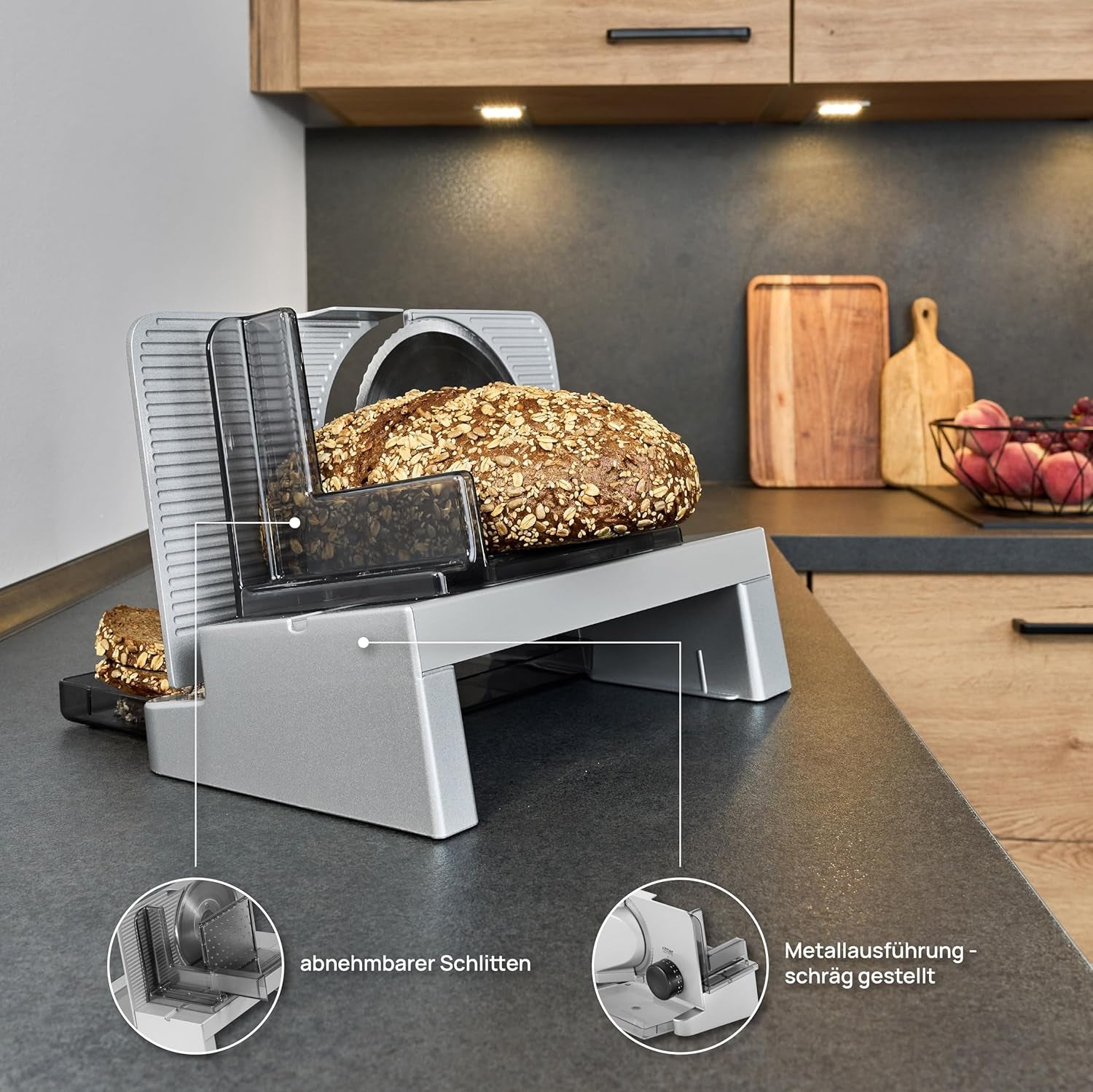 Ritter E 16 Duo plus Affettatrice elettrica multifunzione, made in Germany Grattugie e Affettatrici Naty Shop