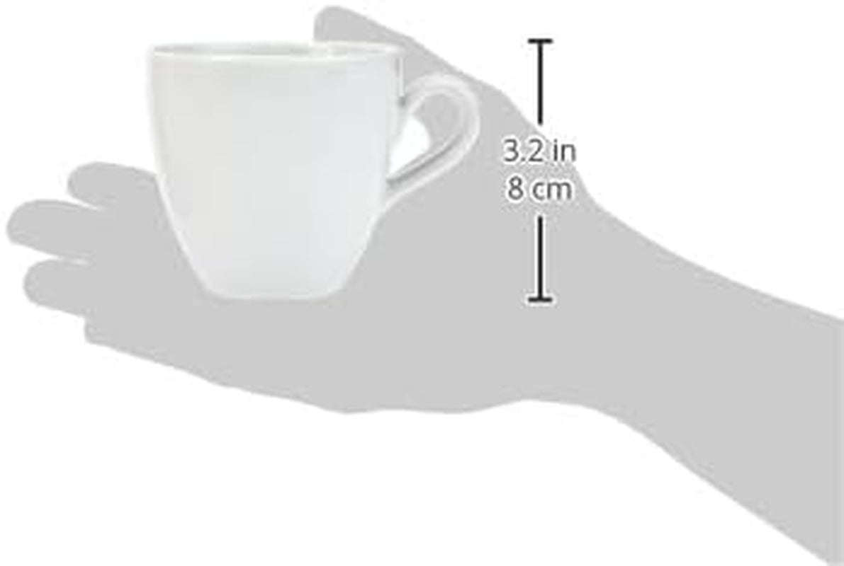 Alessi SG53/87 'Mami' Kaffee-Obertasse 6 Stück aus white Porzellan 8.0 cm Durchmesser
