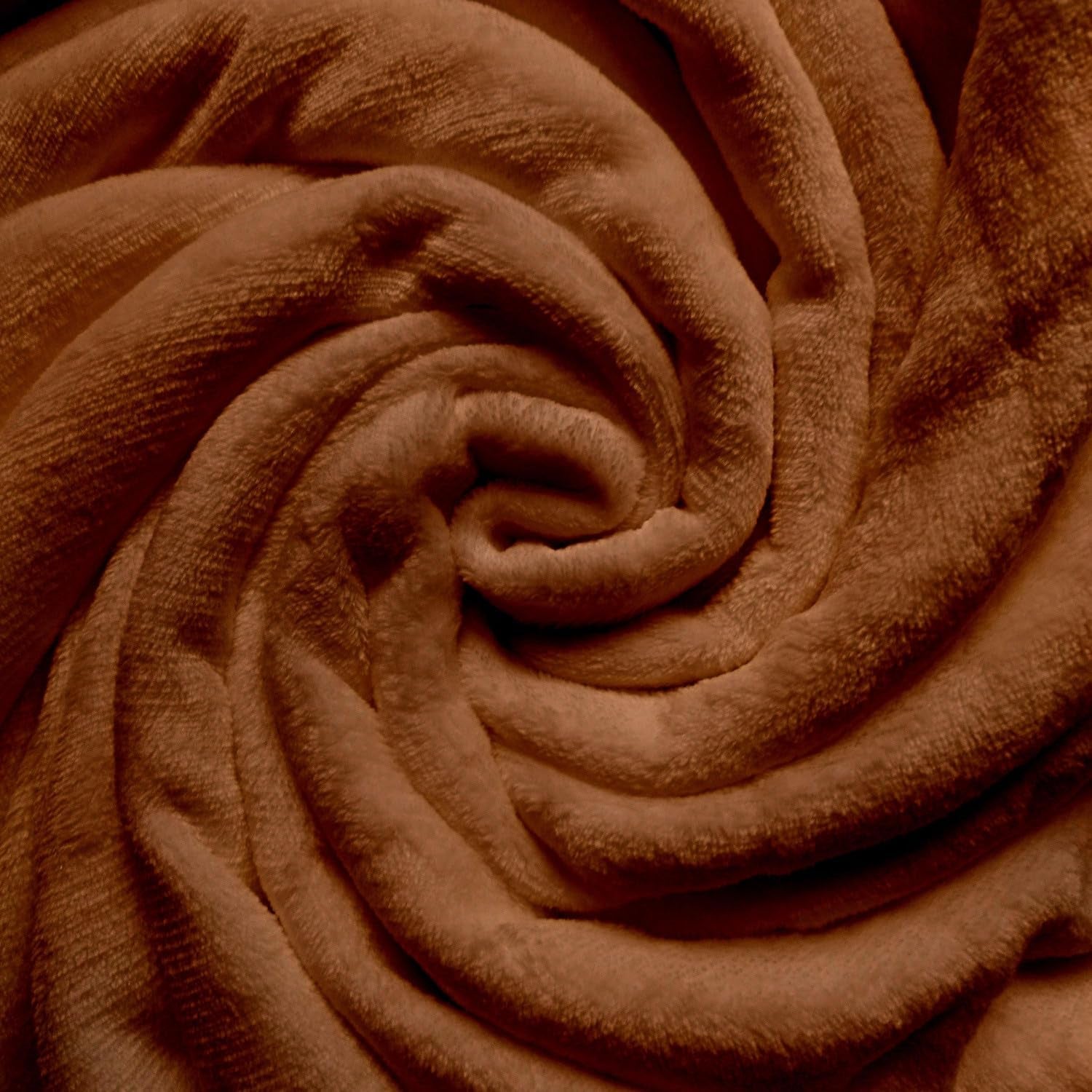 Soleil D'Ocre, coperta in flanella, 180 X 220 Cm, Calin Terra Piumini e trapunte Naty Shop