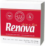 Tovaglioli di carta Renova, stile cocktail da tavola bianco - 90 tovaglioli (confezione da 2)