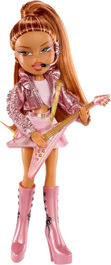 BRATZ Pop Starz Yasmin – Bambola alla moda con ciondolo da collezione, vestito e accessori musicali