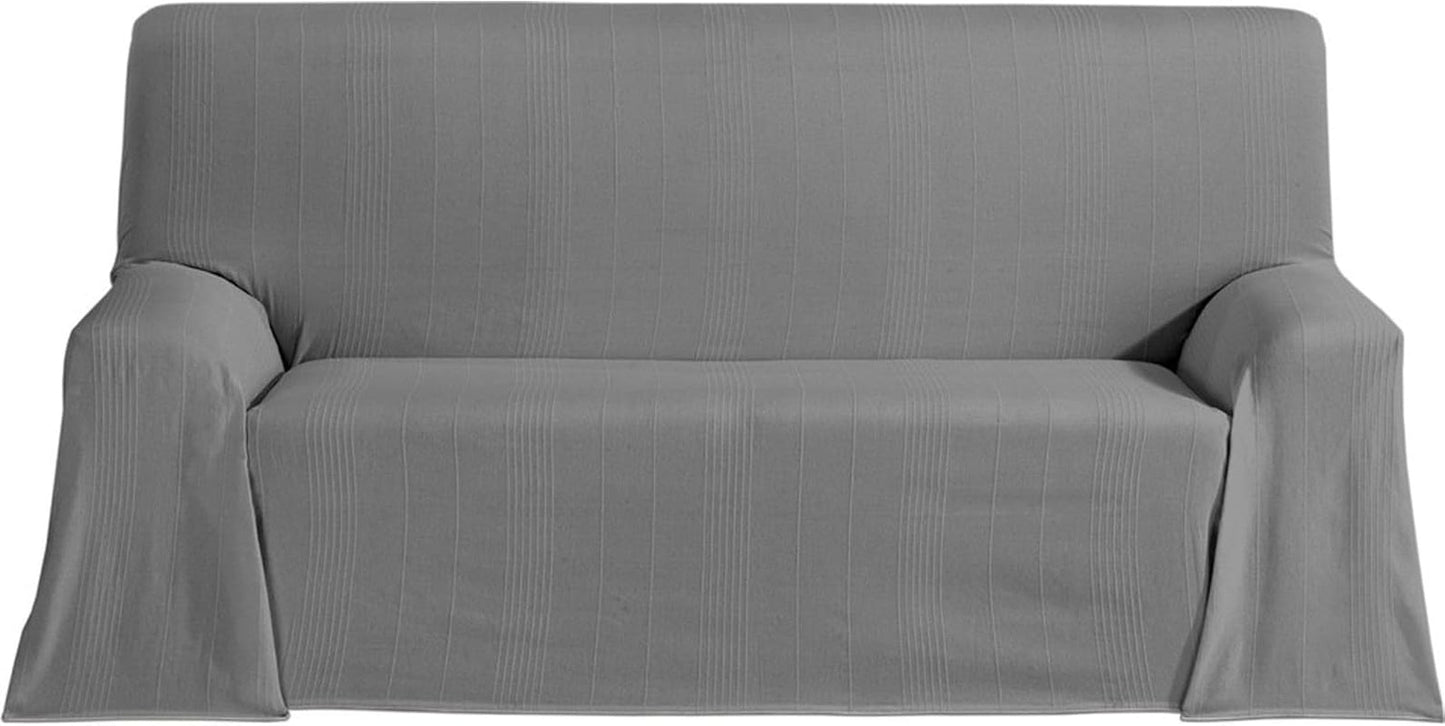 ECOMMERC3 copriletto multifunzionale, misura 300 X 260 cm, per divano o letto, copriletto multifunzionale blu, decorativo per divano, letto, copridivano, leggero ed elegante, blu Letti e Coperte Besuche den ECOMMERC3-Store Antracite 180X260 Cm