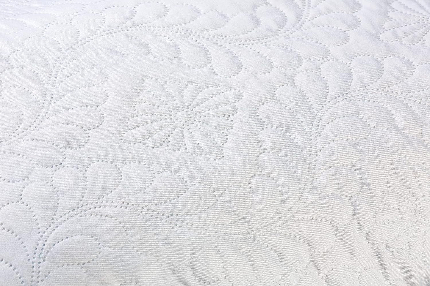 V.I.P. Cuscino Molto Importante V.I.P. Cuscino Memory Flake Cuscino Bianco 45 X 75 cm Fodera Trapuntata in Poliestere Super Traspirante Morbido Made in Italy Naty Shop Cuscini Standard
