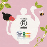 Cupper Tè alla frutta biologico Mirtillo rosso Lampone | Tè al lampone | 250 bustine di tè non sbiancate | Grande pacco | Perfetto per l'ufficio | Ecologico | Commercio equo e solidale