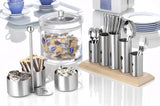 Portaposate in acciaio inossidabile, confezione da 1, argento Naty Shop Kitchen
