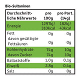 FRECHE FREUNDE Uvetta biologica, Trockenfrüchte ohne Zucker, ohne Zusatzstoffe, ungeschwefelt, in kleinen Snackboxen, Sultaninen für Kinder, confezione da 20, 20 x (3x14g)