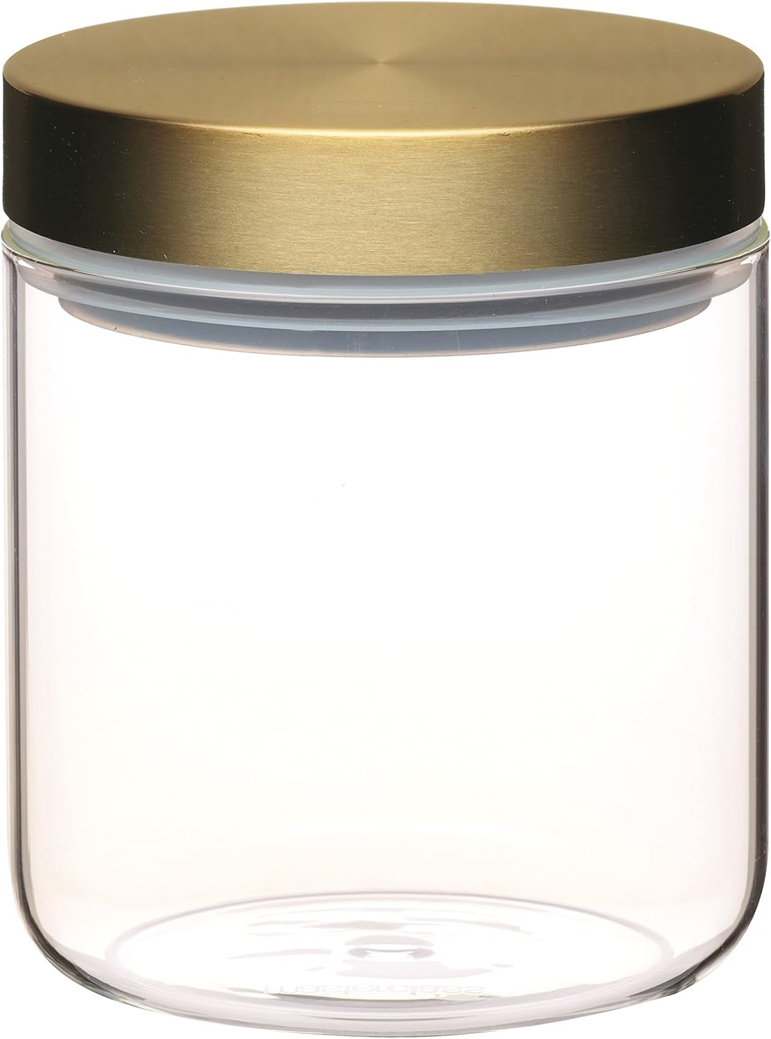 MasterClass Barattolo per la conservazione degli alimenti in vetro ermetico con coperchio in ottone, 700 ml (1,25 pezzi) Scatole per la conservazione degli alimenti Naty Shop 25 X 25 X Cm