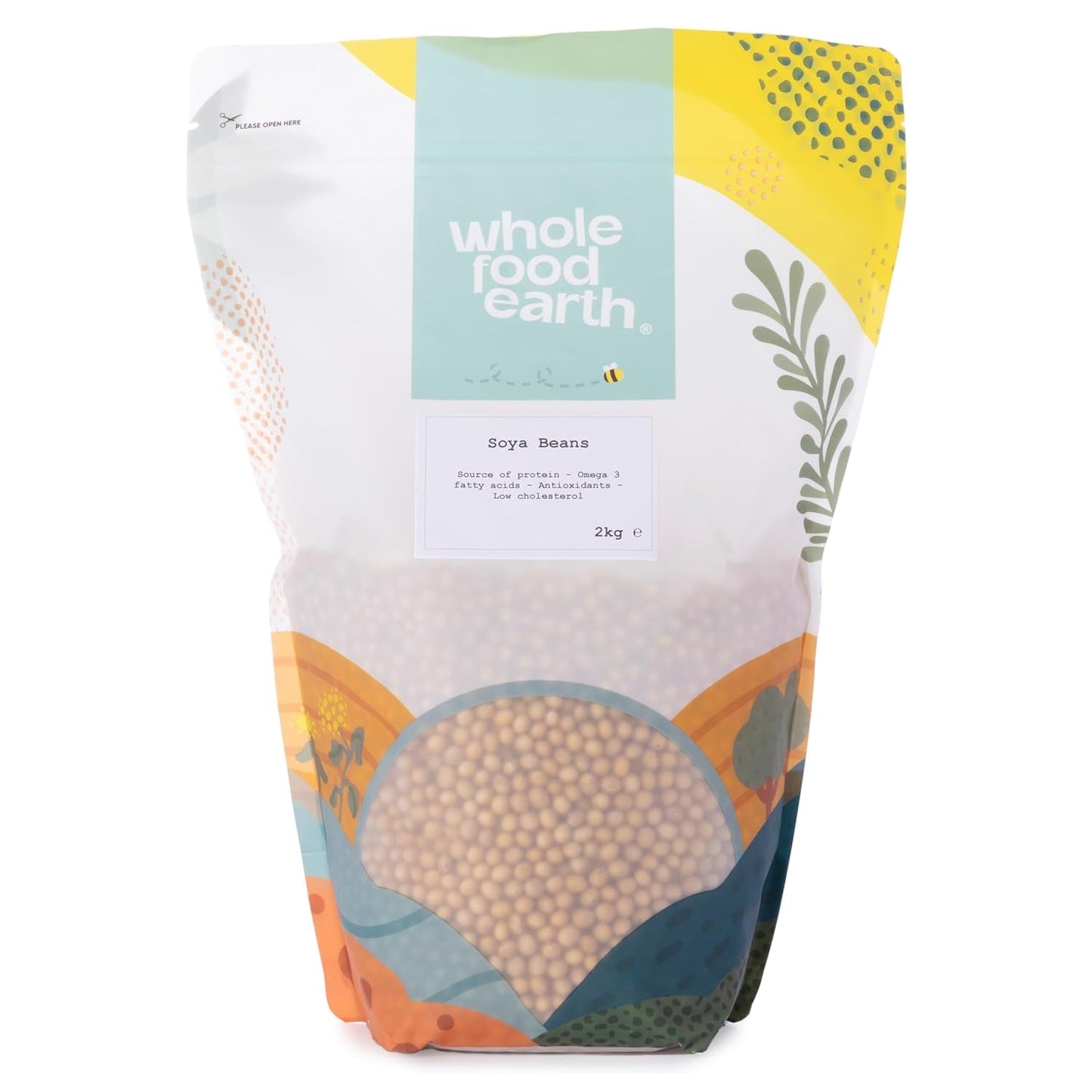 Wholefood Earth soia - non OGM - naturale - vegano - senza latticini - senza zuccheri aggiunti 1 kg