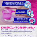 Vanish Oxi Action Powder Pink - 1.125 Kg - polvere smacchiante e migliorativa senza cloro - per bucato colorato Detersivi Bucato Naty Shop