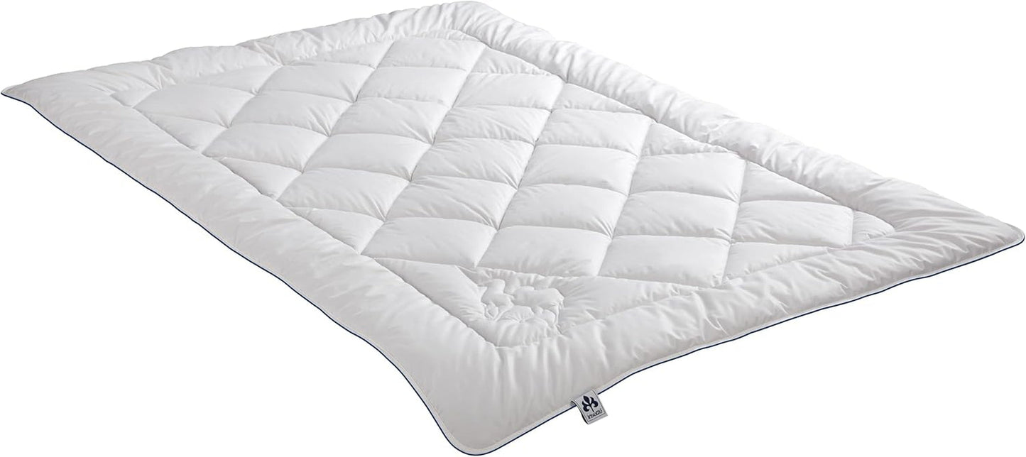 Trapunta Irisette cammello - Made in Germany - Mono, trapunta per tutte le stagioni, trapunta in pelo di cammello per transizione, 155 X 220 Cm, Trapunte e trapunte certificate Oeko-Tex Naty Shop
