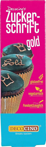 Decocino Scritta Zucchero Rosso - Scritta Colorante Alimentare - Pratico Tubo per Etichettare Fondente e Glassa - Decorazioni da Forno per Torte, Torte e Cupcakes! (Confezione da 2)