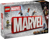 LEGO Marvel: logo e minifigure Marvel - Set da collezione Hulk, Thor, Iron Man, Vedova Nera e Capitan America - Set di costruzione dei personaggi dei Vendicatori - Regalo per ragazzi e ragazze dai 12 anni in su 76313 Set di costruzione Beuche den LEGO-Store