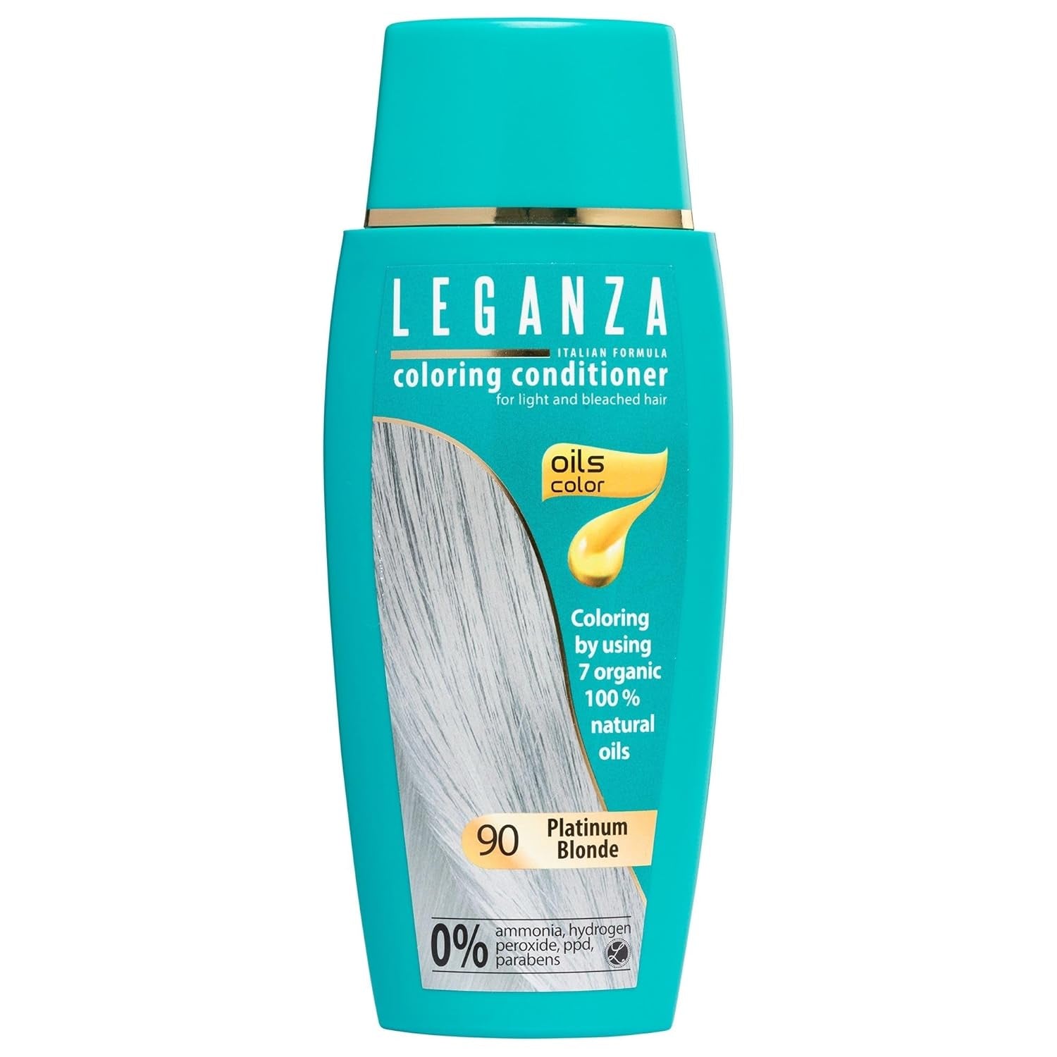 Leganza Balsamo Naturale Tintura Per Capelli Colore 71 Café Latte | Tintura per capelli senza ammoniaca | Arricchito con 7 oli naturali | Tintura Per Capelli Naty Shop 90 Biondo Platino 150 ml