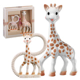 Sophie la Giraffa - Confezione regalo per bebè + Massaggiagengive - 100% gomma naturale - Set di attività per bebè - Giocattolo per l'apprendimento precoce
