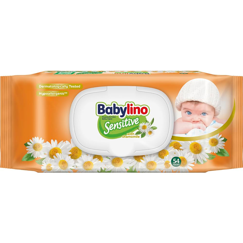 Salviette per neonati sensibili, 0% di profumo, 98% di formula naturale che ripristina l'equilibrio del pH della pelle, Sigillo di freschezza, 54 salviette