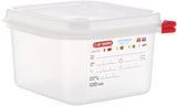 03350 PP Contenitore per alimenti GN con coperchio, 1,1 l, 65 mm (4 pezzi) Contenitori per alimenti Naty Shop 1.7Ltr