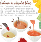 Vernice in polvere solubile in olio da cucina di scarto 4012, rosso, blu e giallo, peso 15 g, 3 pezzi, colorato