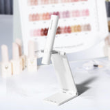 Denabuty Lampada UV per smalto gel, Mini Lampada LED U V per sostituzione unghie con supporto Tragbare Piccola lampada UV per smalto gel, per Aushärten Von Nagelkleber e punte per unghie Bianco