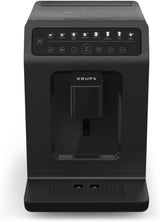 Macchina per caffè espresso automatica Krups EA897B Evidence ECOdesign, funzione automatica espresso e cappuccino, tecnologia Quattro Force, tazze per il latte one-touch, 8 preimpostazioni, sistema del latte, 1450 W