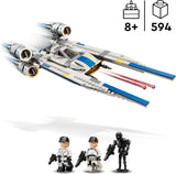 LEGO Star Wars 75399 Rebel U-Wing Starfighter - Giocattolo con funzione di ala oscillante e 3 minifigure tra cui Cassian Andor e il droide K-2SO - Regalo per ragazzi dagli 8 anni in su e fan di Andor stagione 2 Set di costruzione Beuche den LEGO-Store