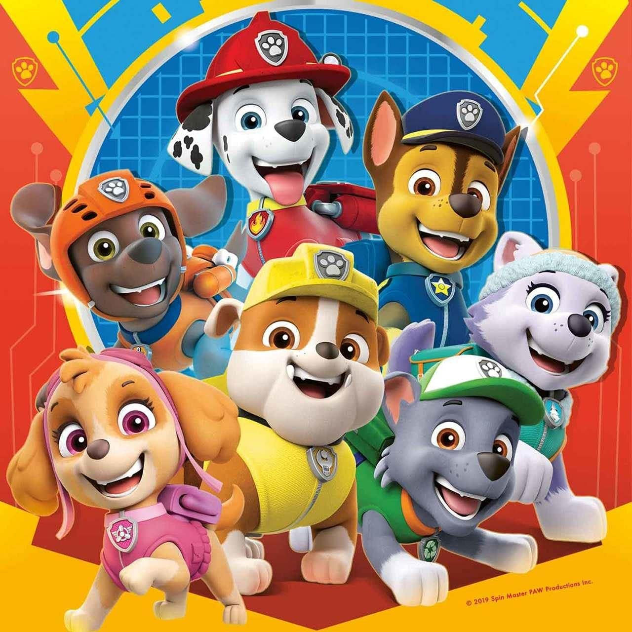 Puzzle Ravensburger per bambini 3X49 pezzi - Paw Patrol - Paw Patrol Puzzle Naty Shop