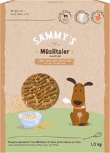 Sammy´S Müslitaler | Knusprig Gebackene Hundesnacks | 5-Korn-Müslitaler Für Deine Grosse Fellnase (Ab 30 Kg) | Titolo predefinito di Naty Shop 1 Kg di cereali