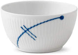 Mega posacenere in porcellana bianco-blu, 10 cl, dipinto a mano, 1017342