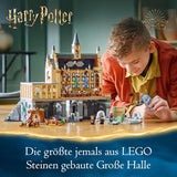 LEGO Harry Potter Castello di Hogwarts: La Sala Grande, giocattolo da collezione con 11 minifigure tra cui Hermione Granger, regalo magico per ragazzi e ragazze 76435 Set da costruzione Besuche den LEGO-Store