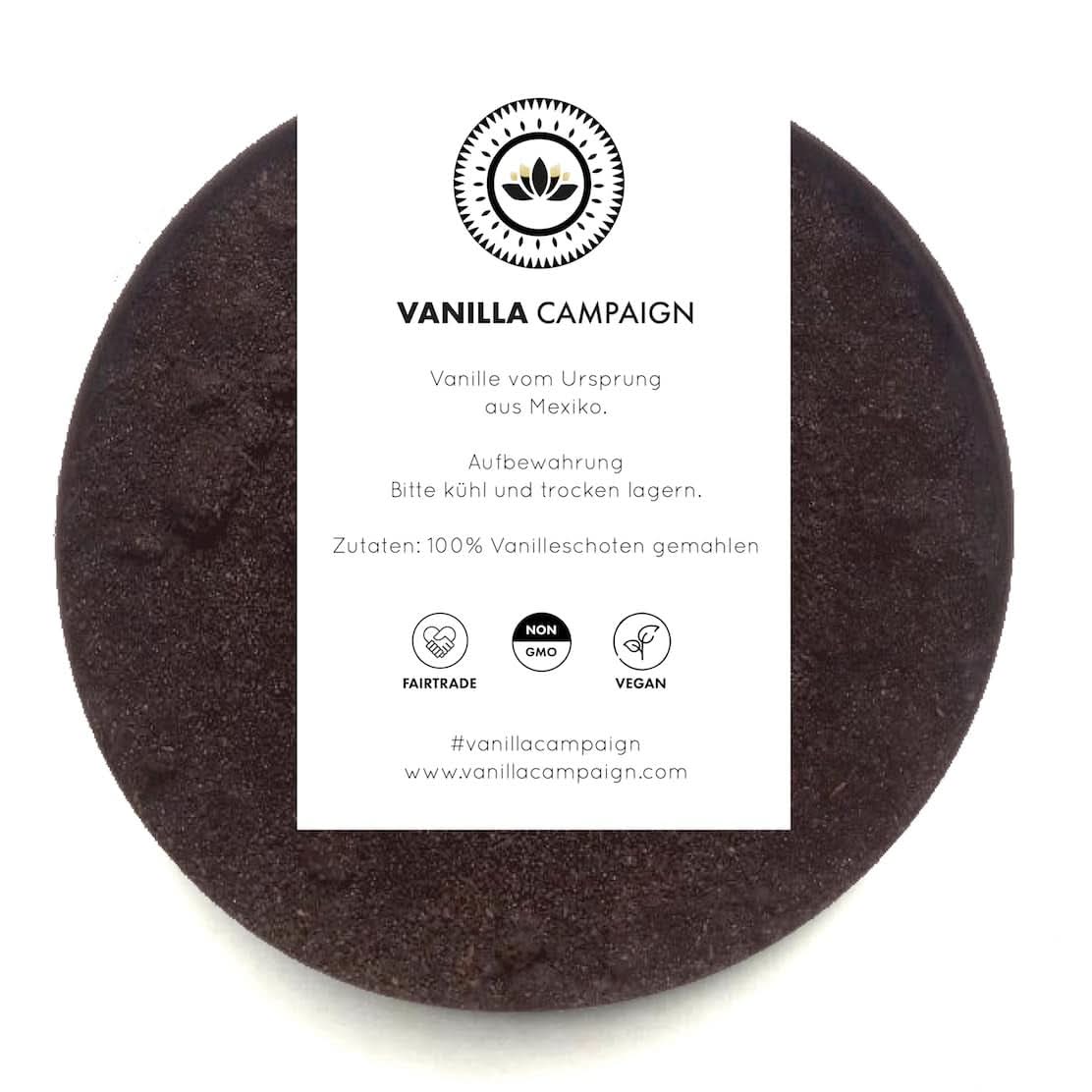 Vaniglia in polvere premium da veri baccelli di vaniglia, naturale, senza zucchero, senza additivi, commercio equo e solidale, vegana (40G senza confezione) da Vanilla Campaign® Flavours Naty Shop