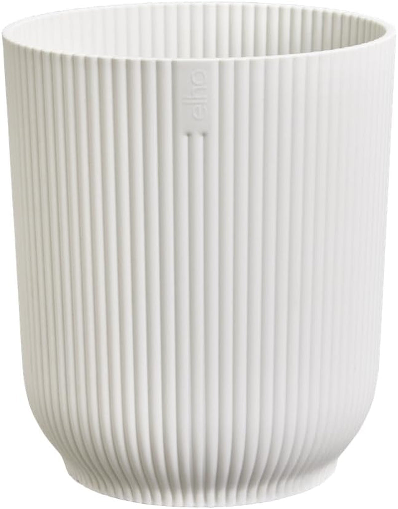 elho Vibes Fold Orchid High 12,5 cm - Vasi per orchidee da interno - Vasi da fiori da interno - 100% plastica riciclata - Bianco/Bianco seta