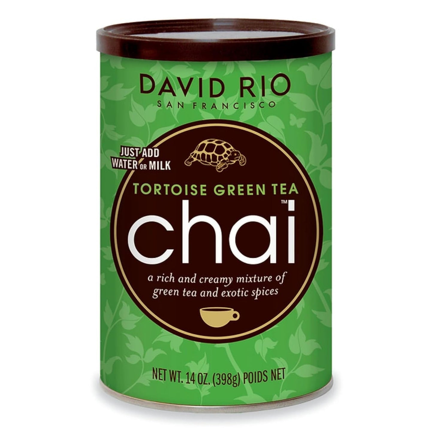 David Rio - Chai verde tartaruga, cartone (1 x 398 g)