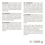 Greatvita Eritritolo 1000 G | Kalorienfreie Süßungsmittel & Zucker-Alternative | Zahnfreundlich, Gut Löslich & Glutenfrei | Ideal Für Getränke, Dessert e Dolcificanti da forno Naty Shop