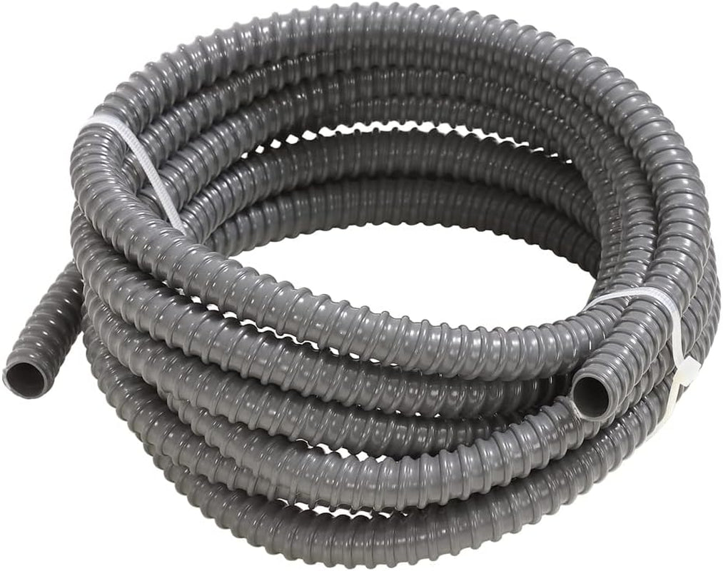 Tubo a spirale Dehner per pozzi o stagni, Ø 18,5 mm, lunghezza ca. 4 m, plastica, grigio