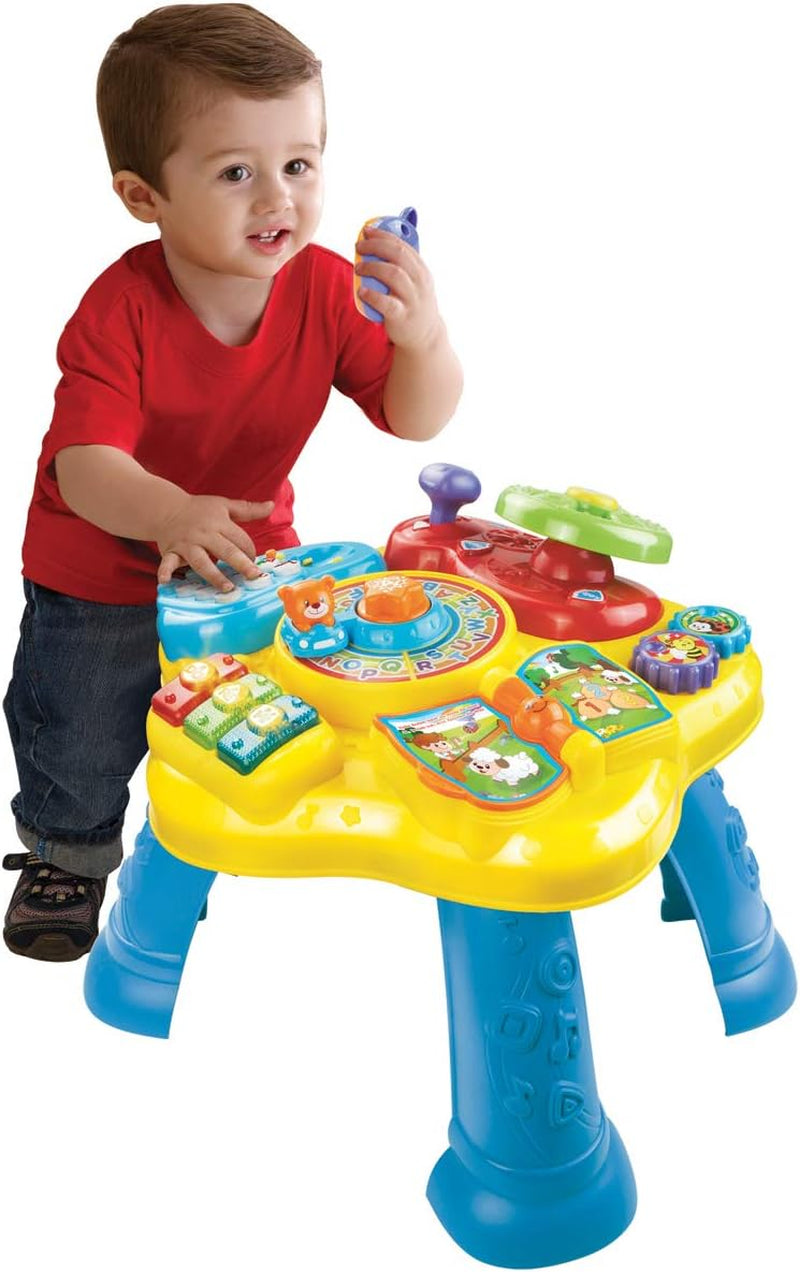 Vtech Baby Adventure Play Table - Tavolo da gioco colorato con 6 campi da gioco ed elementi interattivi - Impara colori, numeri, animali, musica e forme attraverso il gioco - Per bambini dai 12 ai 36 mesi Baby Toys Naty Shop