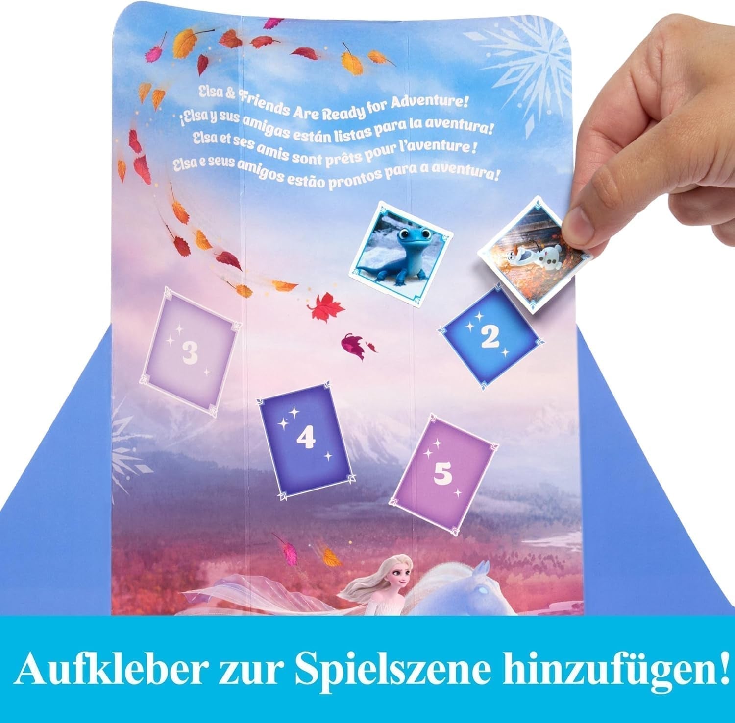 Mattel Disney The Ice Queen Elsa Fashion Doll Set, Spin & Reveal con 11 sorprese, inclusi 5 accessori, 5 adesivi e una scena di gioco, ispirata al film Disney, HTG25 Naty Shop Dolls