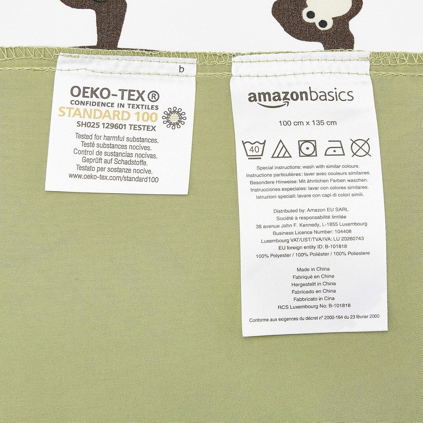 Amazon BASONS BASON Naty Shop set biancheria da letto in microfibra