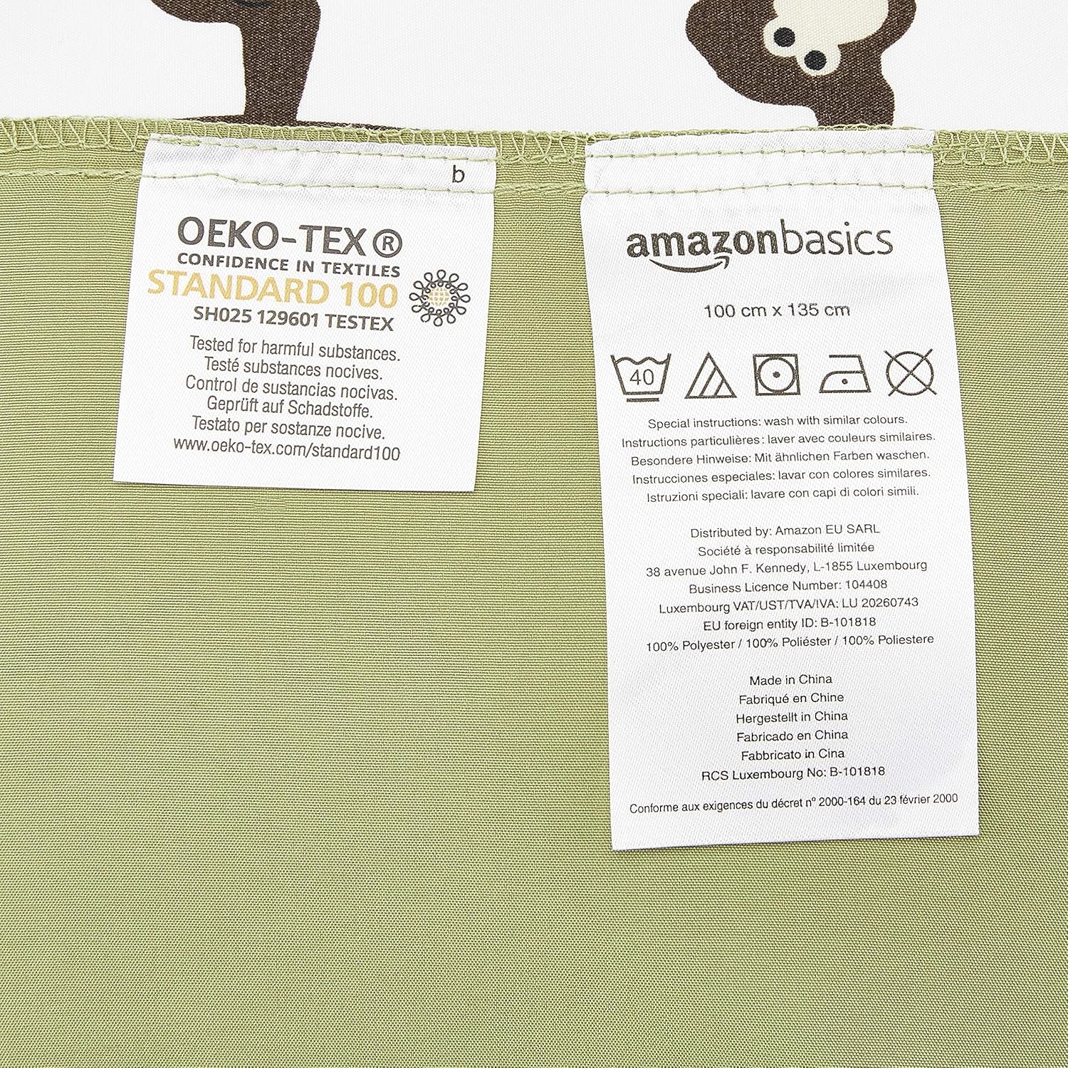 Amazon BASONS BASON Naty Shop set biancheria da letto in microfibra