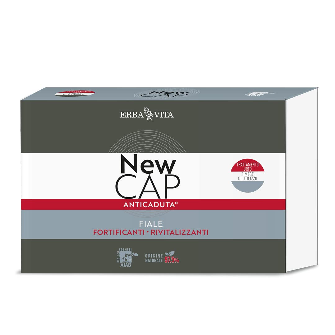 Newcap Fiale Anticaduta Prodotto cosmetico per capelli deboli, 12 fiale Cura dei capelli Naty Shop Default Title