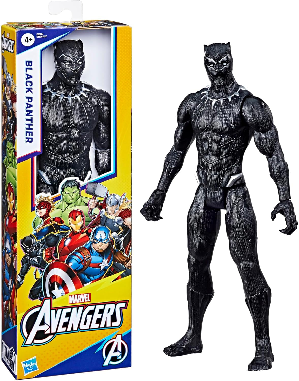 Marvel Avengers Titan Hero Series Black Panther, Action Figure alta 30 cm Action figures Naty Shop