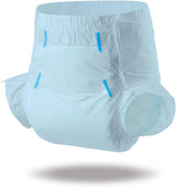 CutiePlusU Pannolini per adulti, Superficie asciutta, Massima assorbenza durante la notte, Pannolini usa e getta per incontinenza - Blu, Confezione da 2 (Medio 71-96 cm)