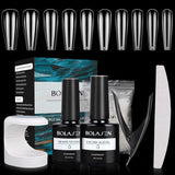 Colla per punte per unghie, Colla per unghie BOLASEN extra forte, 4 pezzi Colla per unghie screpolate, Colla per unghie, Colla per unghie artificiale extra forte, Colla per unghie - 4 * 7 ml
