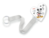 Catena e clip per ciuccio NUK | per anelli ciuccio | Robusto e resistente alla rottura | Disney Topolino