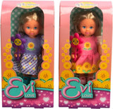 Simba Evi Love Flowers assortiti 2 varianti Solo UN articolo verrà spedito Bambola con un grazioso vestito floreale con fiore 12 cm Bambola da gioco dai 3 anni in su